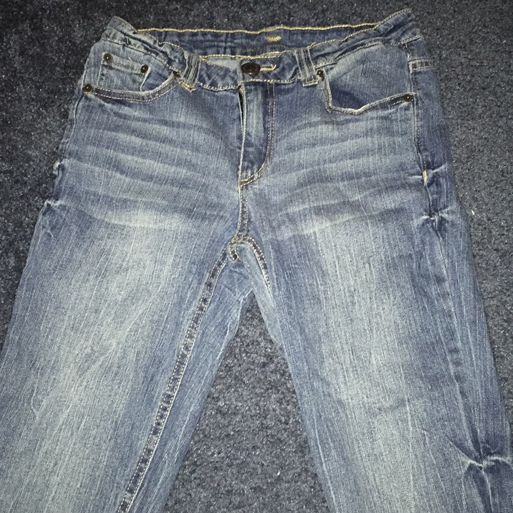 Stone washed jeans